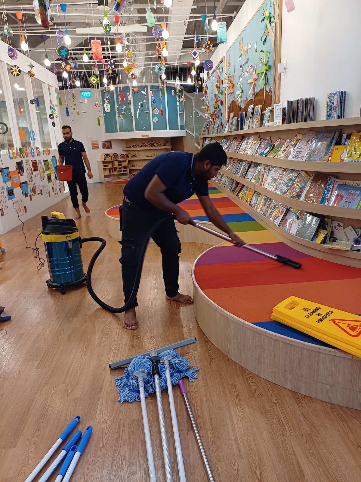 Classroom deep cleaning
