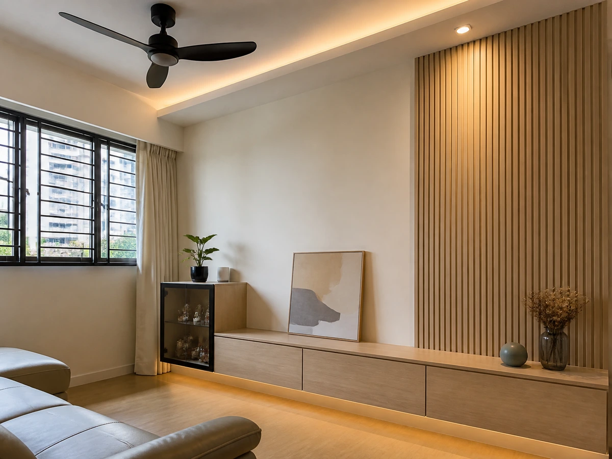 Feature room finish