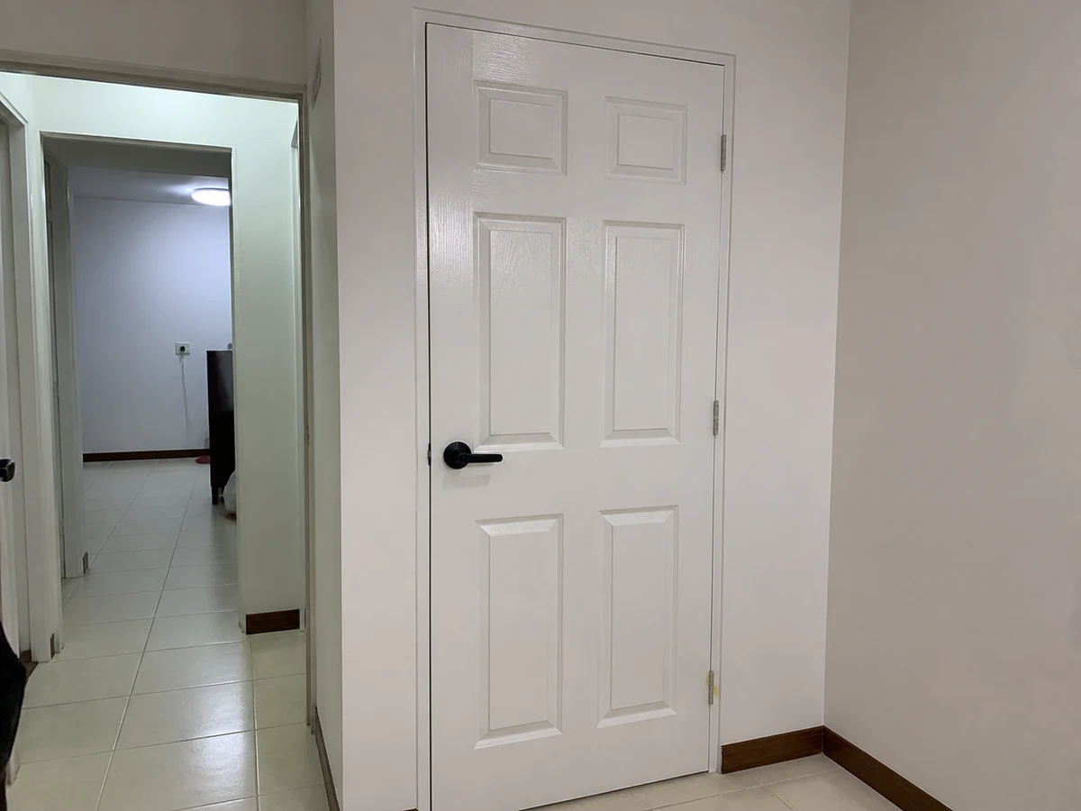 White door repainting